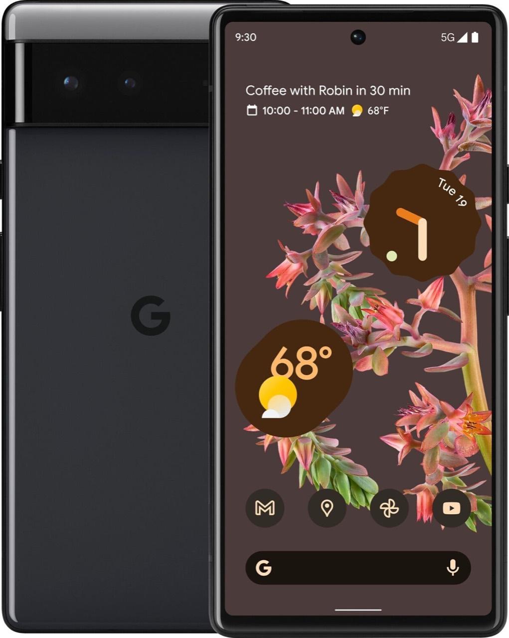 Google Pixel 6, Black — vue du produit