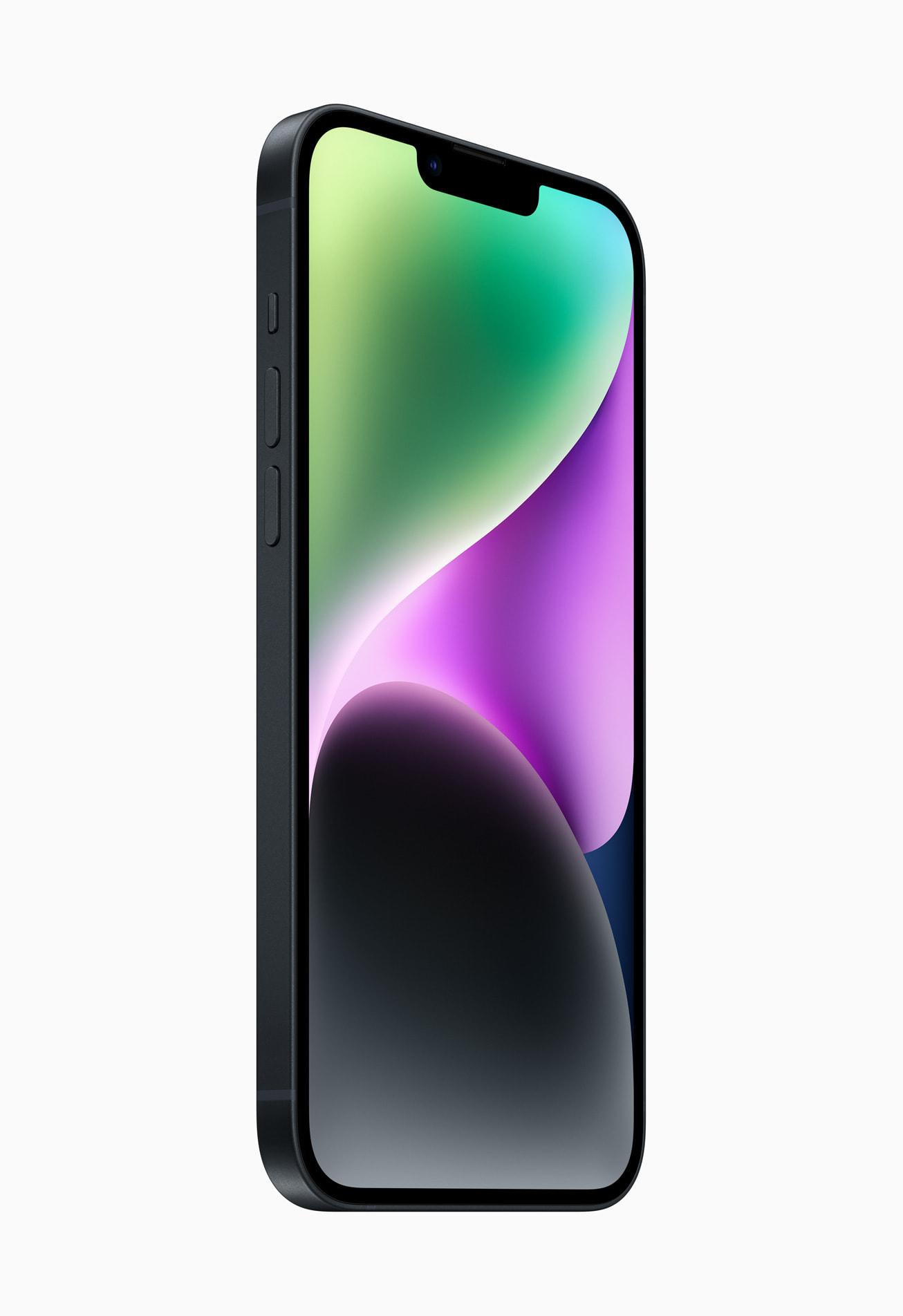 iPhone 14 Plus, Black — vue écran