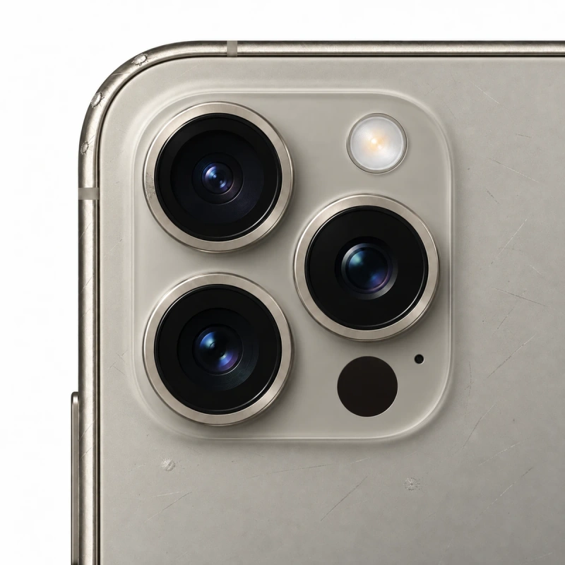 Illustration – Dos : téléphone en état Correct, avec zoom de près