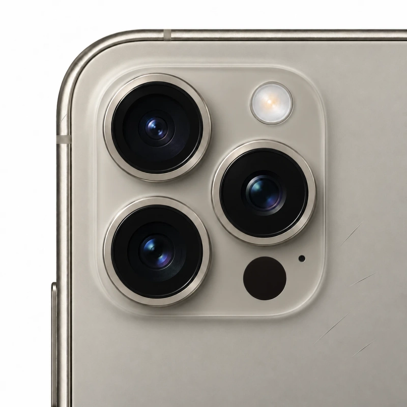 Illustration – Dos : téléphone en état Très bon, avec zoom de près
