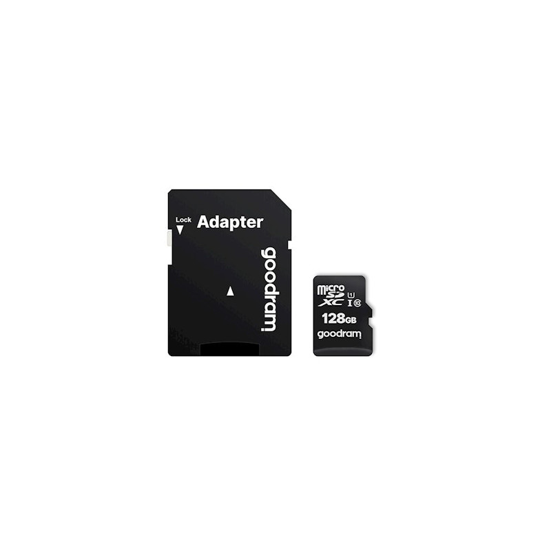 Carte mémoire micro SDHC class 10 100 Mb/s - 128GB - Goodram