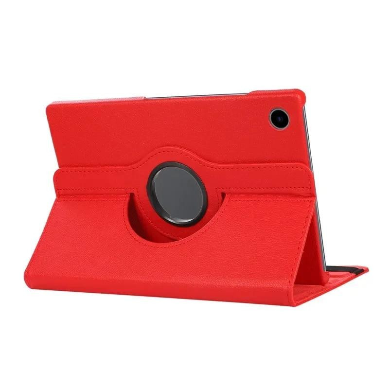 Étui rouge avec rotation 360 + stand pour Samsung Galaxy Tab A8 10.5''